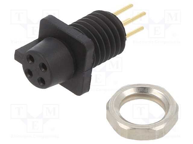 Conector: redondos, 709,719, 60V, PIN: 4, tomada,.