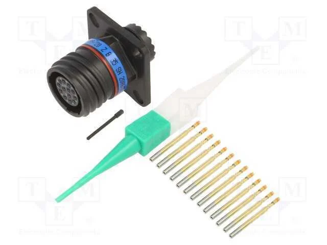 Conector: militar, tamanho 11, MIL-DTL-38999 Seri.