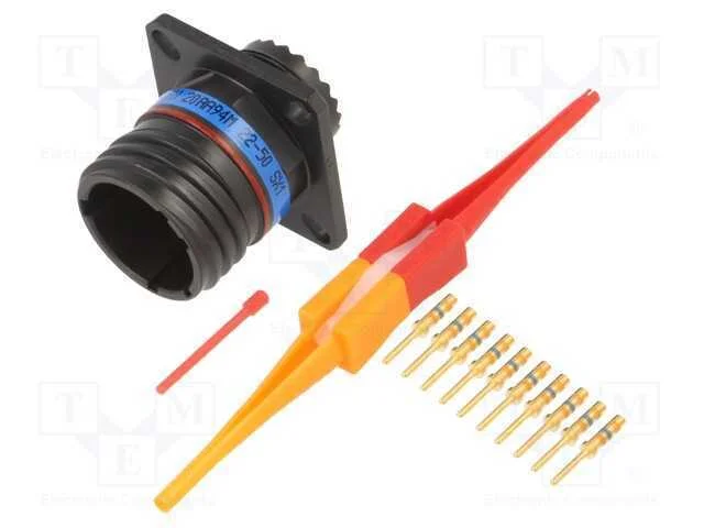 Conector: militar, tamanho 13, MIL-DTL-38999 Seri.