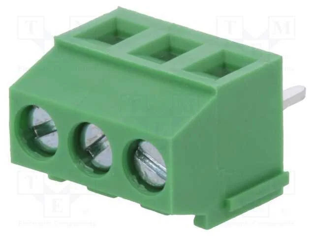 Pcb Bloco Terminal, Angulares 90, 3,5mm, Faixas: 3, para Pcb