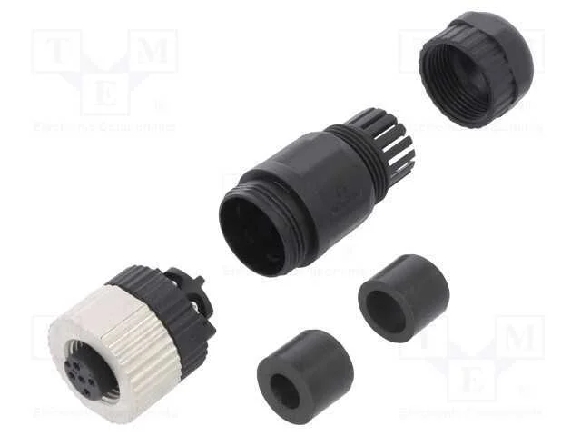 Ficha, M12, Pin: 4, Fêmea, Código A-Devicenet / Canopen, com Cabo