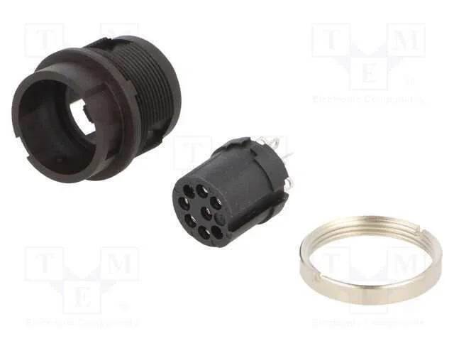 Conector: Redondos, 678, 32v, Pin: 8, Tomada, Fêmea, Solda, 5a, Ip40