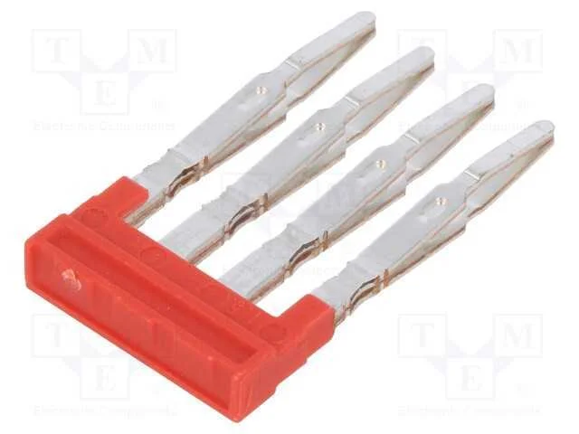 Ponte de pino, faixas: 4, vermelho, série A