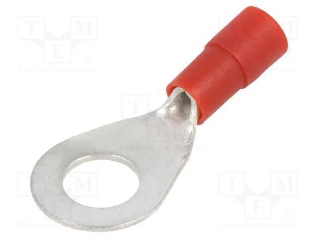 Terminal: de olhal, M6, : 6,5mm, 0,5÷1mm2, cerrar.