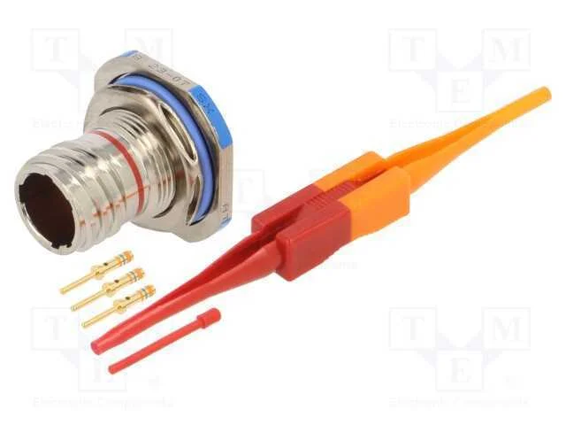 Conector: militar, tamanho 9, MIL-DTL-38999 Serie.