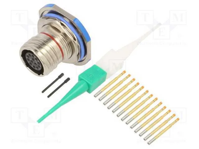 Conector: militar, tamanho 11, MIL-DTL-38999 Seri.