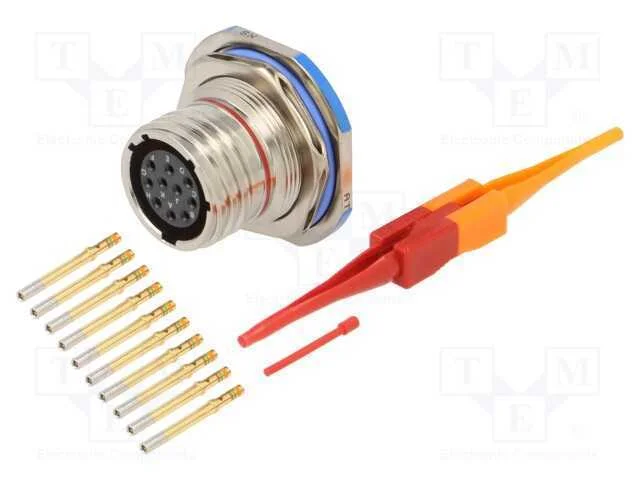 Conector: militar, tamanho 13, MIL-DTL-38999 Seri.