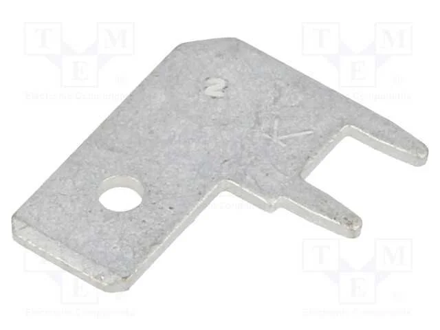 Conetor: Plano, 6,4mm, 0,8mm, Fêmea, Tht, Latão, Estanhado