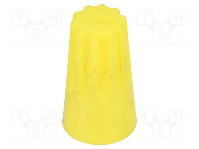 Conector enrolado, 0,5÷6mm2, amarelo, 50unid.