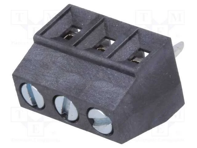 Pcb Bloco Terminal, Angulares 90, 3,81mm, Faixas: 3, para Pcb