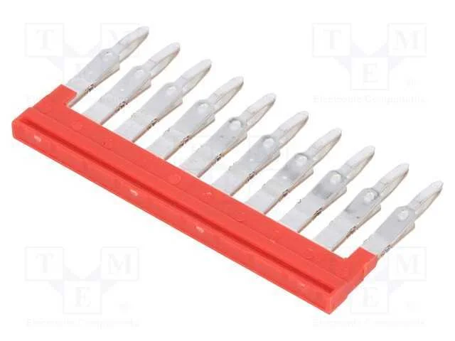Ponte de pino, faixas: 10, vermelho, série A