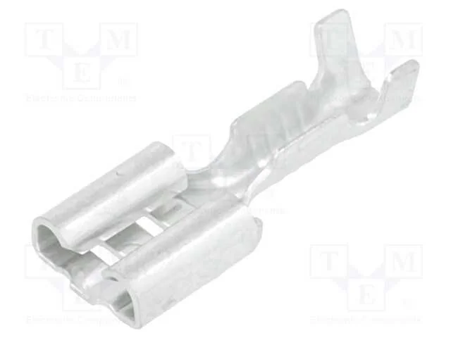 Conetor: plano, 6,3mm, 0,8mm, macho, 0,5÷1mm2, ce.