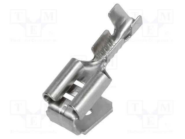 Conetor: plano, 6,3mm, 0,8mm, fêmea/macho, 0,5÷1m.