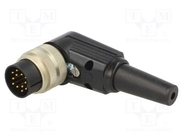 Conector: M16, ficha, macho, solda, com cabo, PIN.