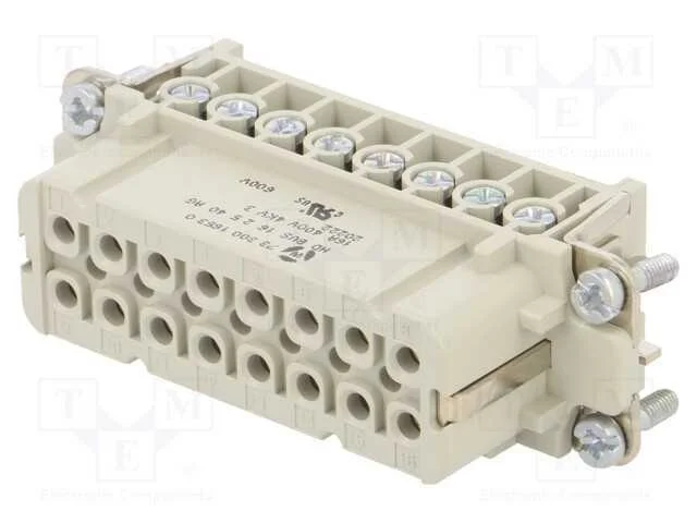 Conector: Hdc, F&ecirc;mea, Pin: 16, Tamanho 16, Inserto de Contatos
