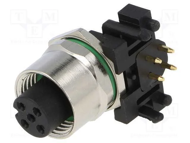 Tomada, M12, Pin: 4, Fêmea, Código A-Devicenet / Canopen, Tht, 250v
