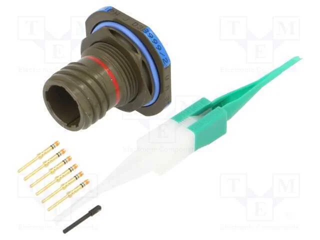 Conector: militar, tamanho 9, MIL-DTL-38999 Serie.