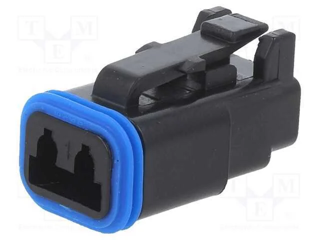 Conector: Fio-Fio, Px0, Fêmea, Ficha, com Cabo, Pin: 2, Preta, Ip68