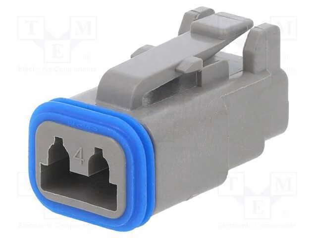 Conector: Fio-Fio, Px0, Fêmea, Ficha, com Cabo, Pin: 2, Cinzenta