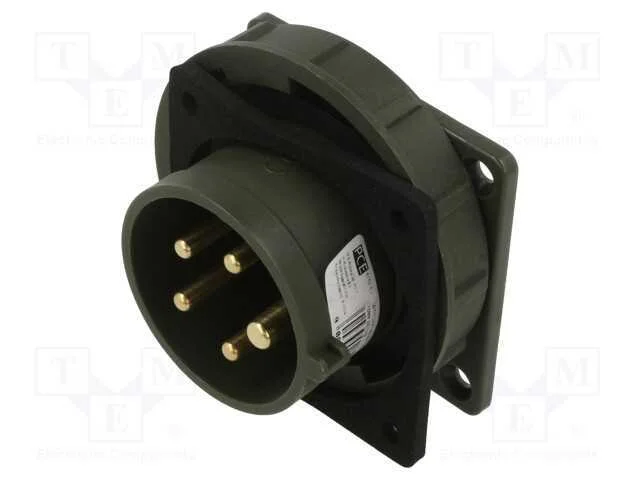 Conector: de alimentação AC 3 fases, tomada, mach.