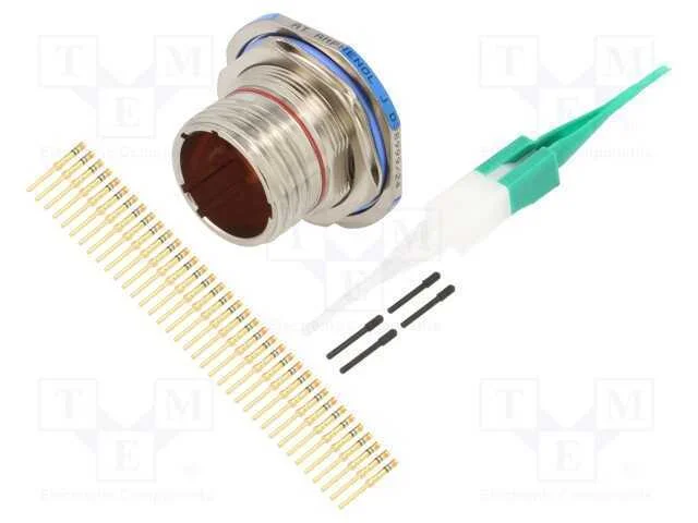 Conector: militar, Tamanho 15, MIL-DTL-38999 Seri.