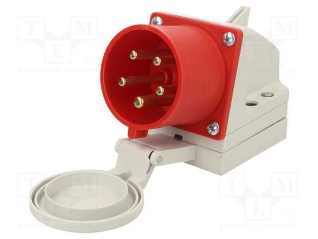 Conector: de alimentação AC 3 fases, tomada, mach.