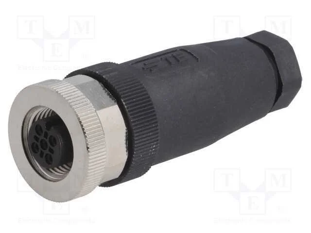 Ficha, M12, Pin: 5, F&ecirc;mea, C&oacute;digo A-Devicenet / Canopen, com Cabo