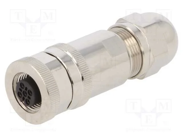 Ficha, M12, Pin: 4, Fêmea, Código A-Devicenet / Canopen, com Cabo
