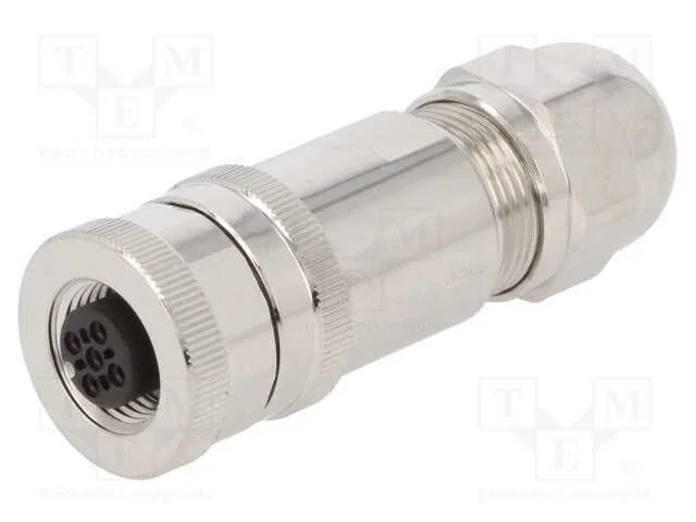 Ficha, M12, Pin: 5, Fêmea, Código A-Devicenet / Canopen, com Cabo