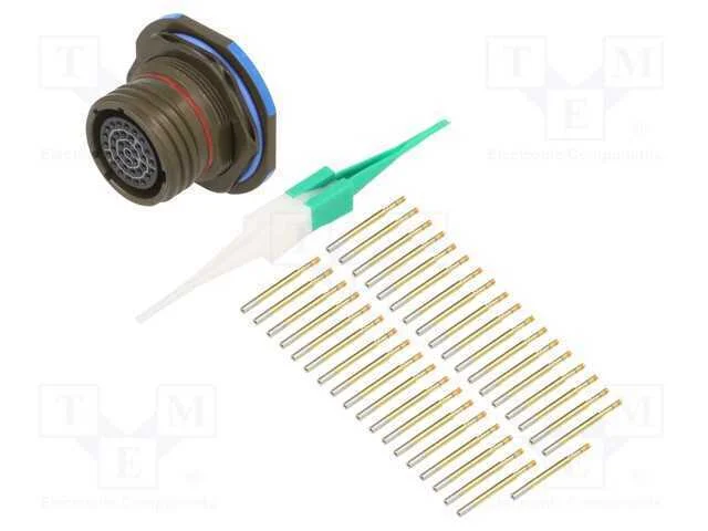 Conector: militar, Tamanho 15, MIL-DTL-38999 Seri.