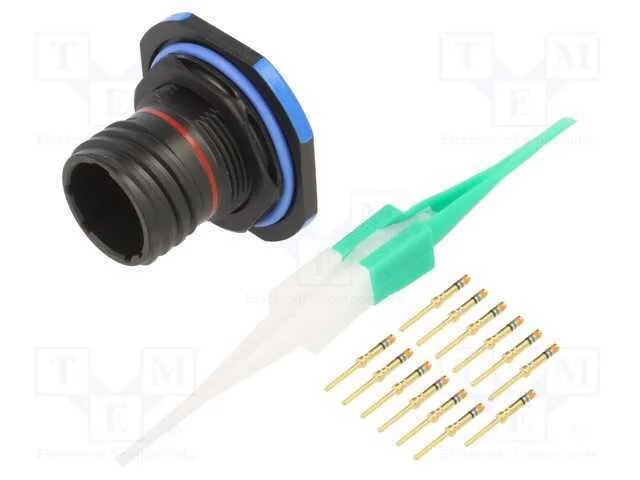 Conector: militar, tamanho 11, MIL-DTL-38999 Seri.