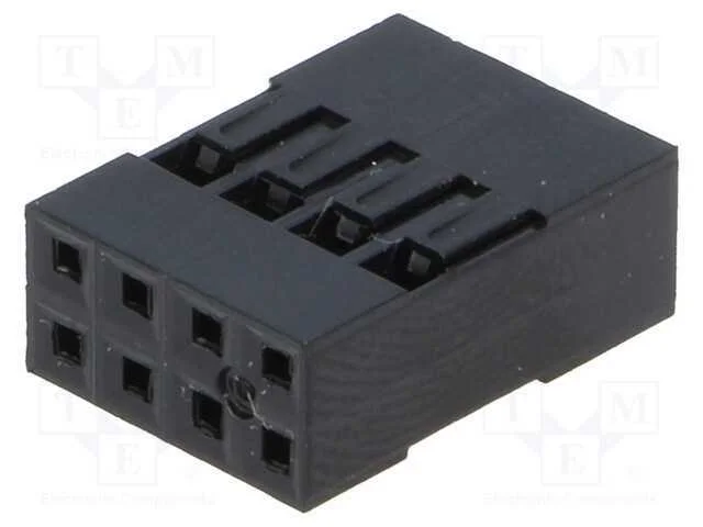 Ficha, pinos, NSR/NDR, fêmea, PIN: 8, sem contact.