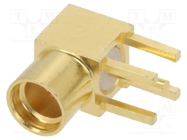 Tomada, Mmcx, Fêmea, Angulares 90, 50o, Tht, para Pcb, Ptfe