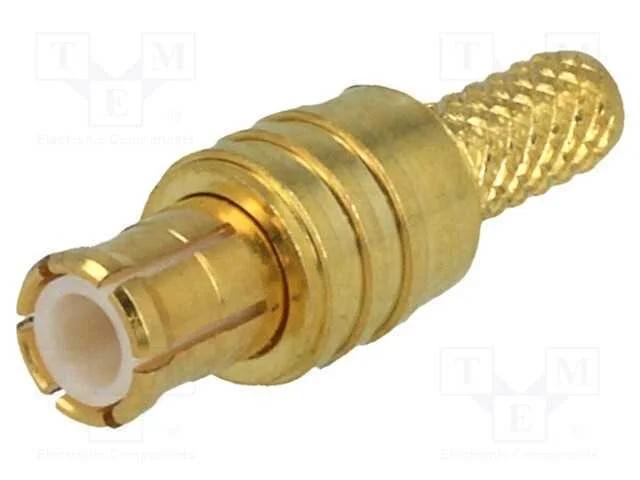 Ficha, Mcx, Macho, Simples, 50o, Rg174,Rg188,Rg316, Cerrar, Dourado