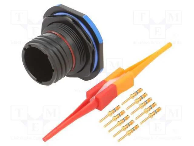 Conector: militar, tamanho 13, MIL-DTL-38999 Seri.