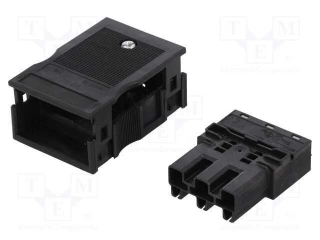 Conector: Bloco terminal separável, aperto de mol.