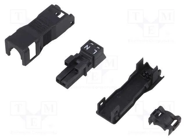 Conector: Bloco terminal separável, aperto de mol.