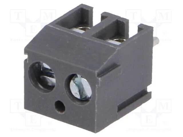 PCB bloco terminal, angulares 90, 3,81mm, faixas:.