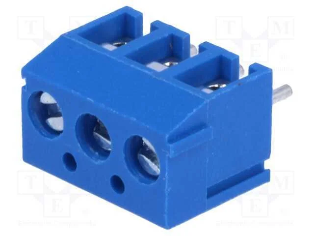 Pcb Bloco Terminal, Angulares 90, 3,81mm, Faixas: 3, para Pcb