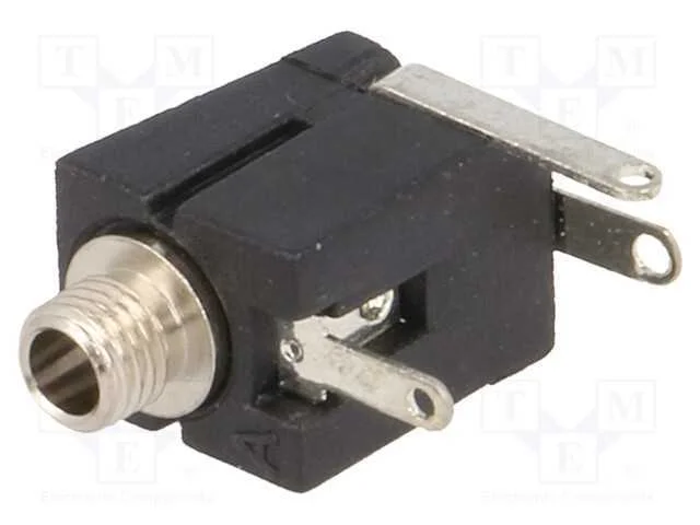 Tomada, Jack 2,5mm, Fêmea, Mono, Faixas: 2, para Painel,Roscado