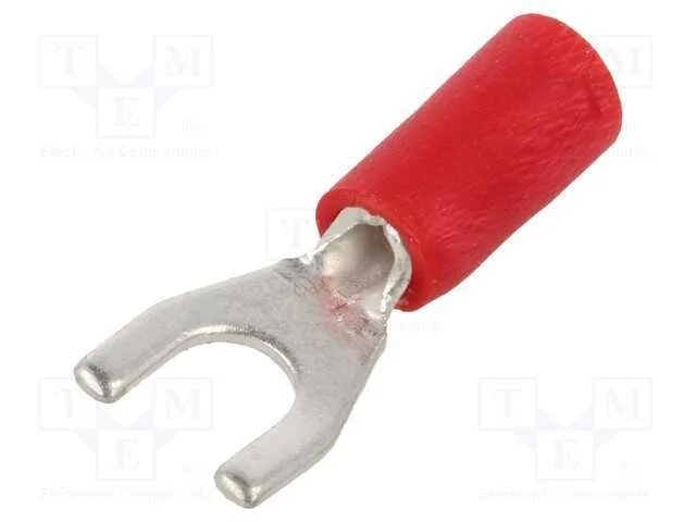 Terminal: terminal forquilha, M4, 0,5÷1mm2, cerra.