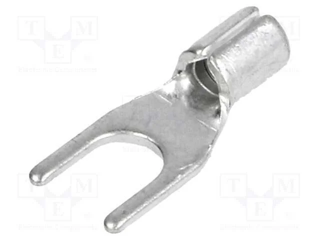 Terminal: terminal forquilha, M4, 1,5÷2,5mm2, cer.