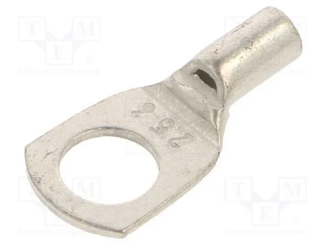 Terminal: anel tubular, M6, 2,5mm2, cerrar, com c.