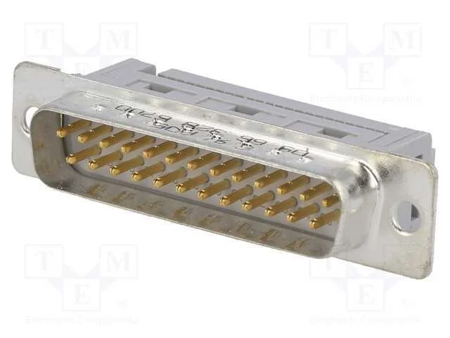 D-Sub, PIN: 25, ficha, macho, para fita, IDC, D-S.