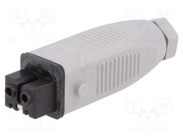 Conector: retangulares, ST, ficha, fêmea, PIN: 2,.