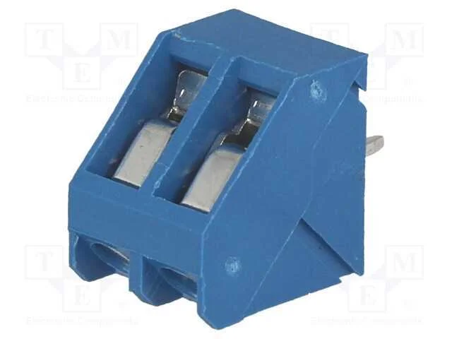 Pcb Bloco Terminal, Angulares 45, 5mm, Faixas: 2, para Pcb, 16a