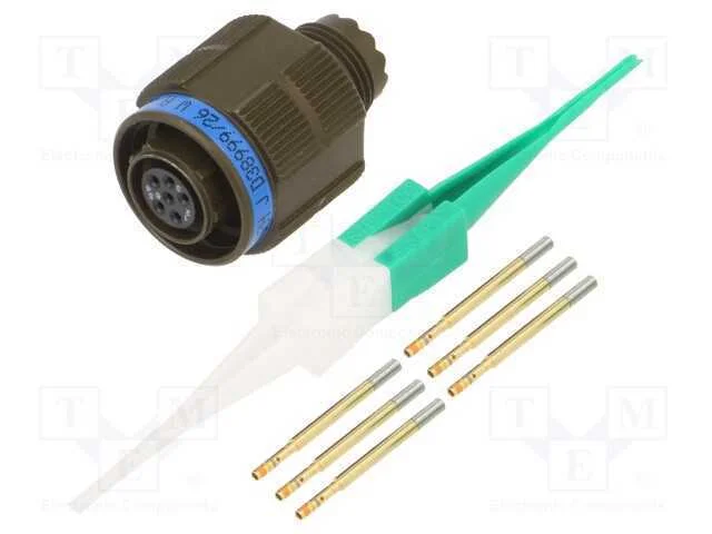 Conector: militar, tamanho 9, MIL-DTL-38999 Serie.