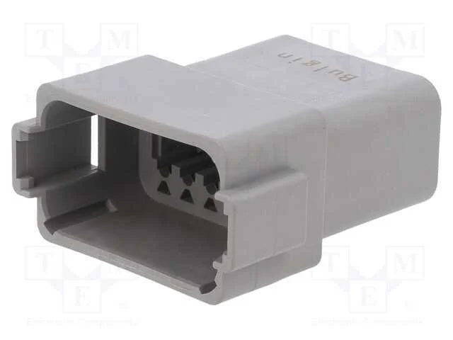 Conector: Fio-Fio, Px0, Macho, Ficha, com Cabo, Pin: 12, Cinzenta
