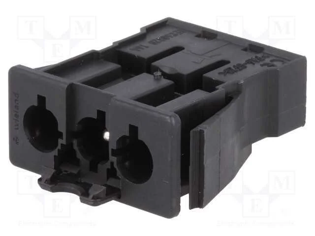 Conector: Bloco terminal separável, aperto de mol.