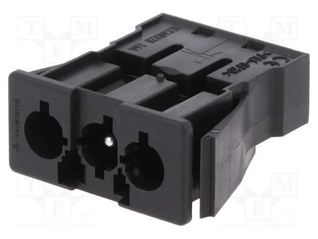 Conector: Bloco terminal separável, aperto de mol.